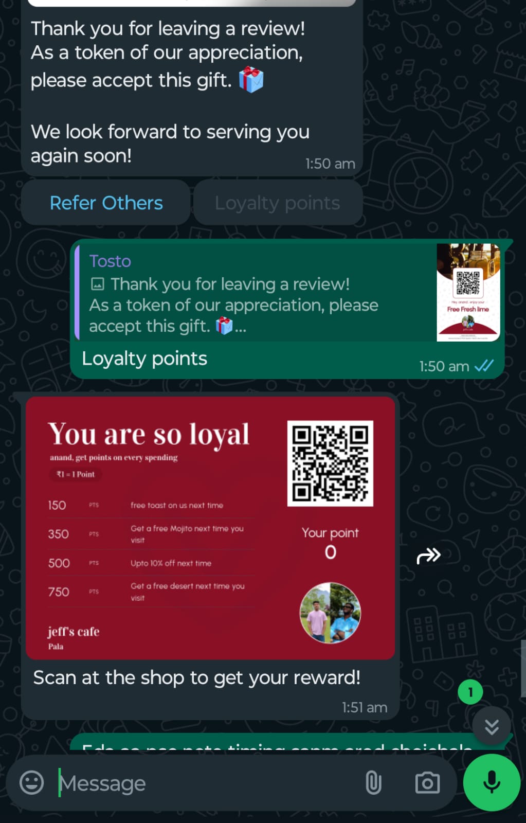 Loyalty Programs on WhatsApp